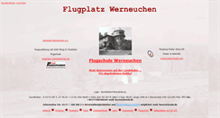 Desktop Screenshot of flugplatz-werneuchen.de