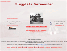 Tablet Screenshot of flugplatz-werneuchen.de
